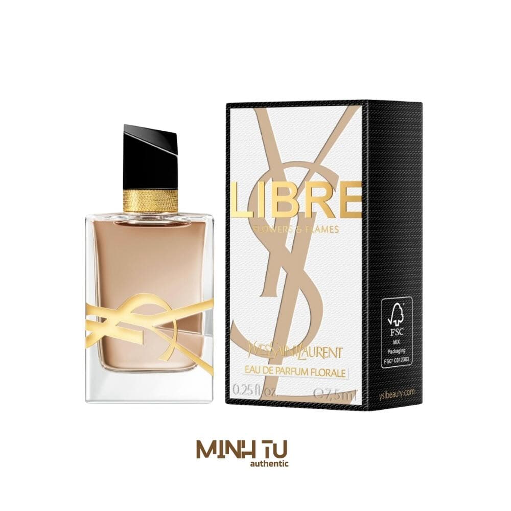 Nước Hoa Mini Nữ YSL Yves Saint Laurent Libre Flowers Flames EDP 7,5ML