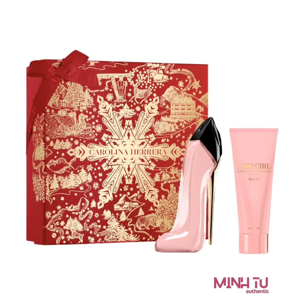 Set Carolina Herrera Good Girl Blush EDP 80ml 2Pcs (80ml, Lotion 100ml)