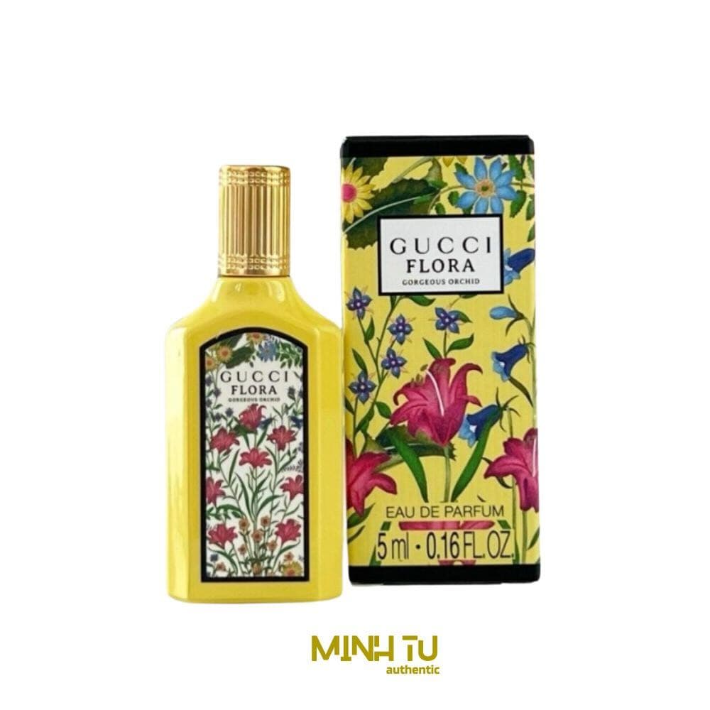 Nước Hoa Mini Nữ Gucci Flora Gorgeous Orchid EDP 5ML Chính Hãng