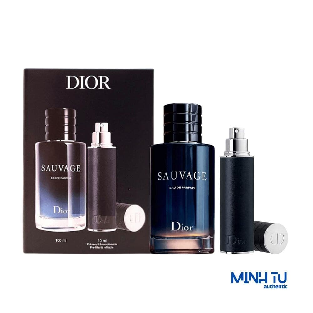 Set Dior Sauvage EDP 100ml 2pcs (100ml, 10ml) | Chính Hãng