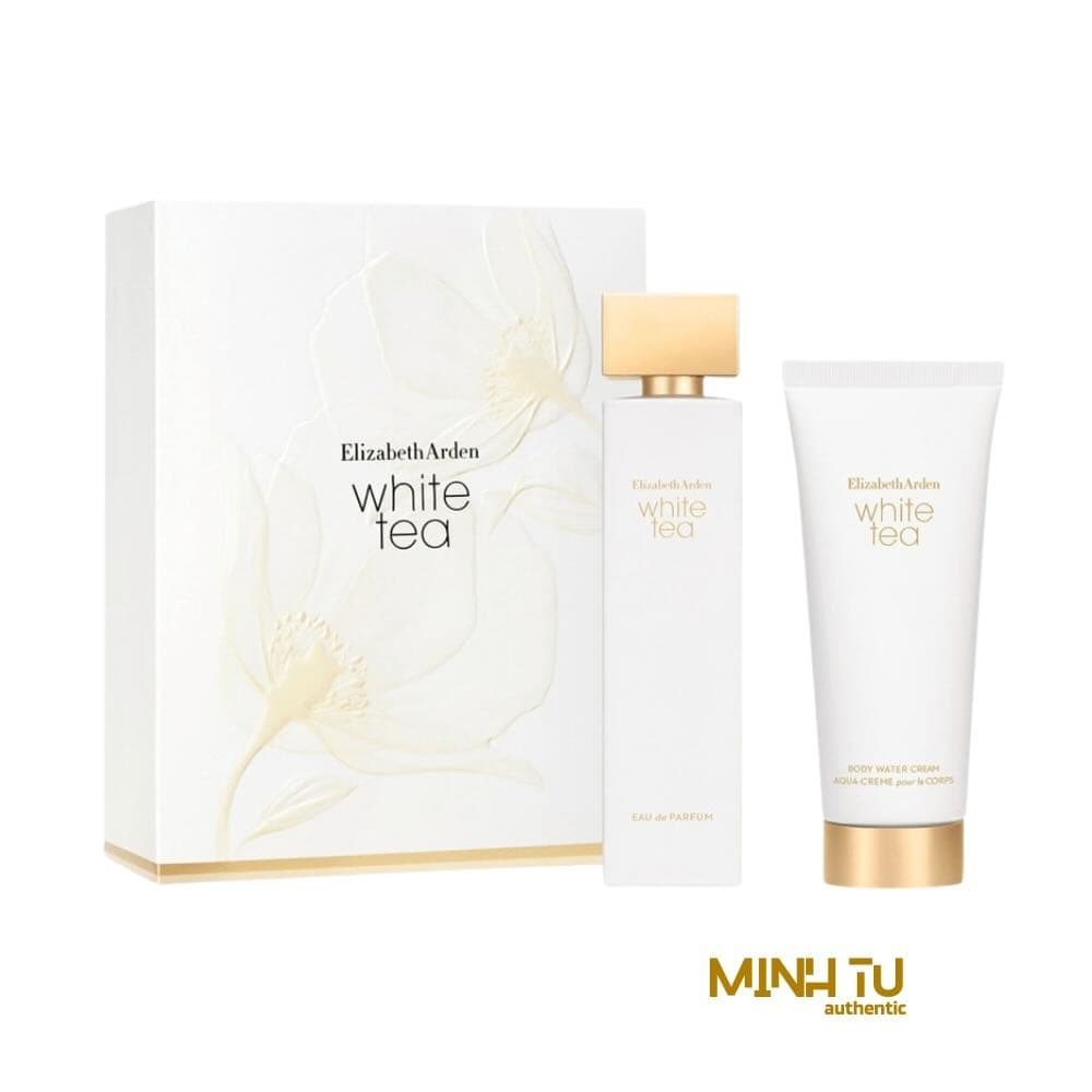Set Nước Hoa Nữ Elizabeth Arden White Tea EDP 2Pcs 100ml + Lotion 100ml