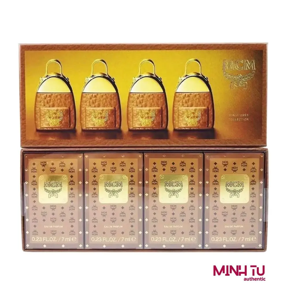 Set Nước Hoa Mini MCM Eau De Parfum (4 Mini x 7ml) Chính Hãng