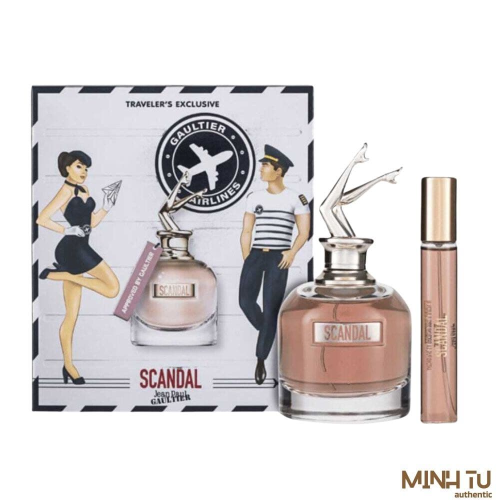 Set Jean Paul Gaultier Scandal EDP 2Pcs 80ml (Full 80ml, 20ml)