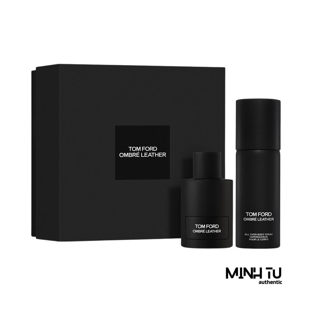 Set Tom Ford Ombre Leather EDP 100ml + Body Spray 150ml Chính Hãng