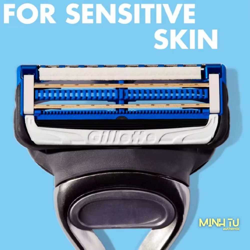 Bộ dao cạo râu Gillette Skinguard Sensitive Razor - 11 Count