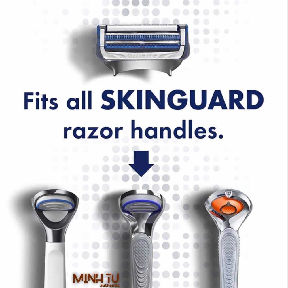 Bộ dao cạo râu Gillette Skinguard Sensitive Razor - 11 Count