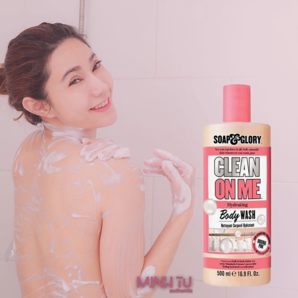 Sữa tắm Soap & Glory Clean on Me 500ml - Minh Tu Authentic
